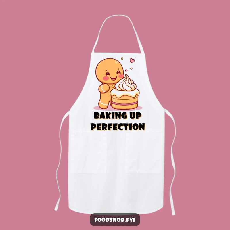 Funny Gingerbread Man Apron - Bake with Joyful Style