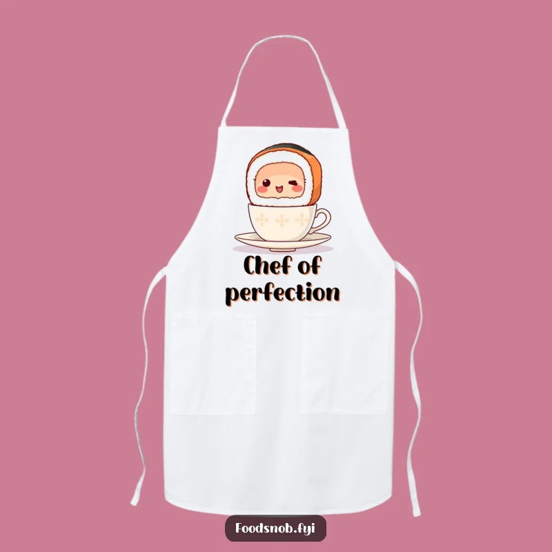 Funny Apron: Balancing Sushi for Kitchen Whimsy