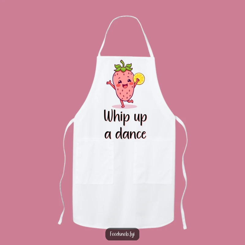 Funny Chef Fruit Dance Apron: Cook with Zest and Joy