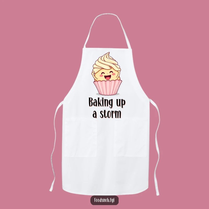 Funny Cupcake Frosting Apron - Baker's Hilarious Kitchen Wear