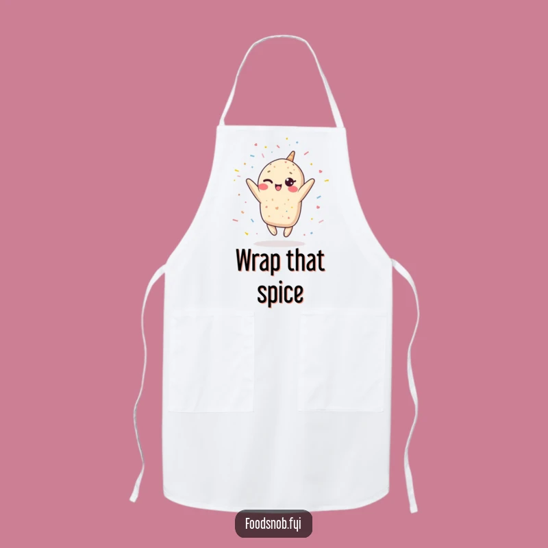 Funny Kawaii Burrito Apron - Cook with Fiesta and Humor!