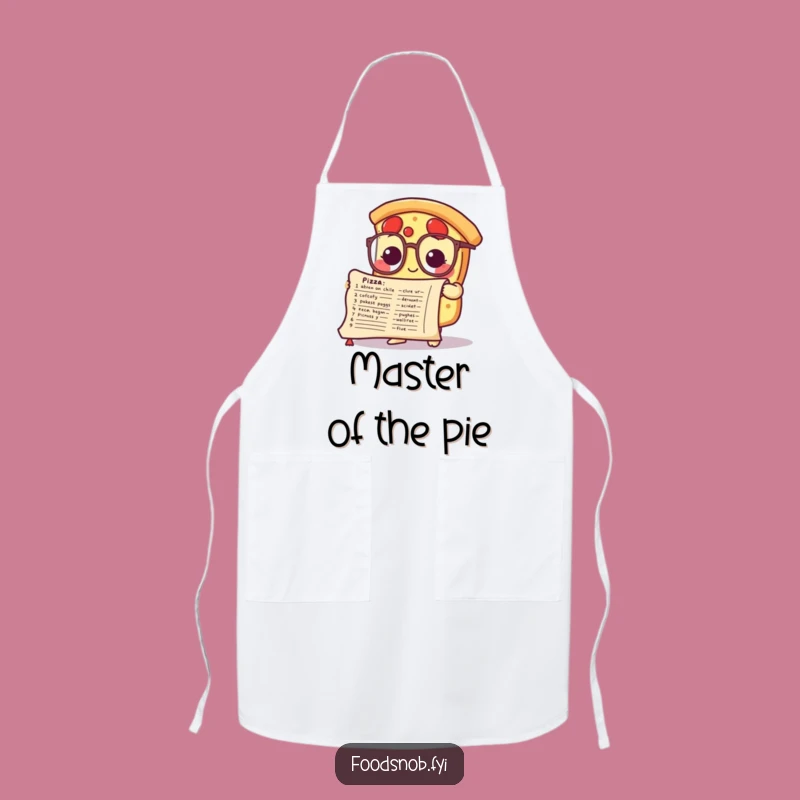 Funny Smart Pizza Apron: Cook Like a Master Chef!