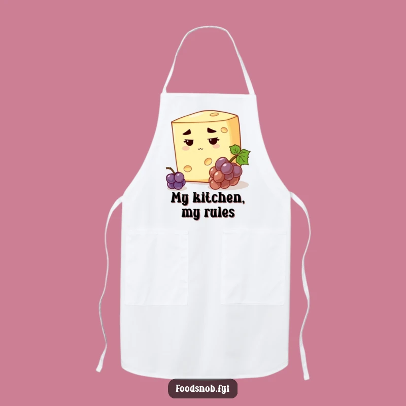 Funny Stern Cheese Apron: Witty Kitchen Wear & Gourmet Gift
