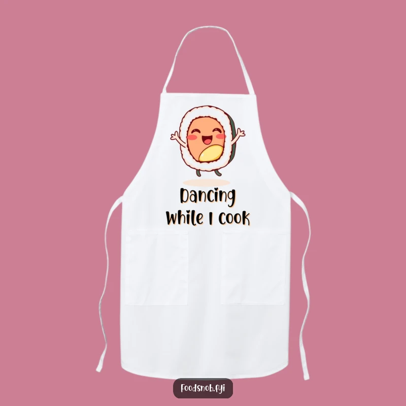 Funny Sushi Dance Apron, Cook with Moves and Merriment!