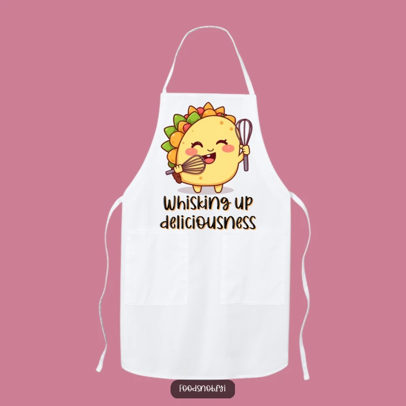 Funny Taco Chef Apron, Cook with Confidence and a Wink!