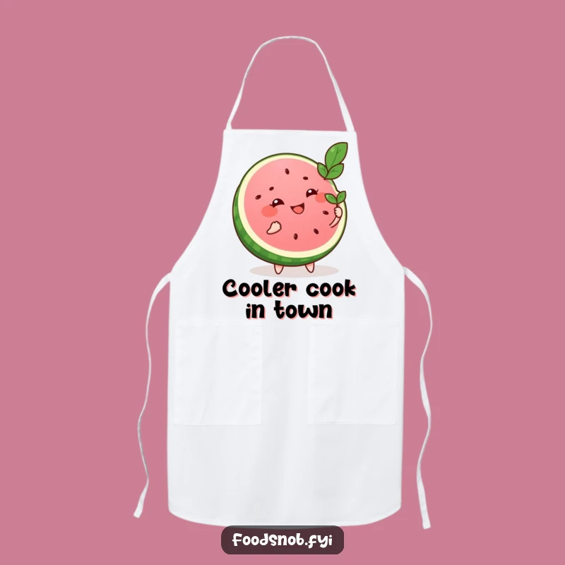 Funny Watermelon Slice Apron: Cook Up Laughs in the Kitchen
