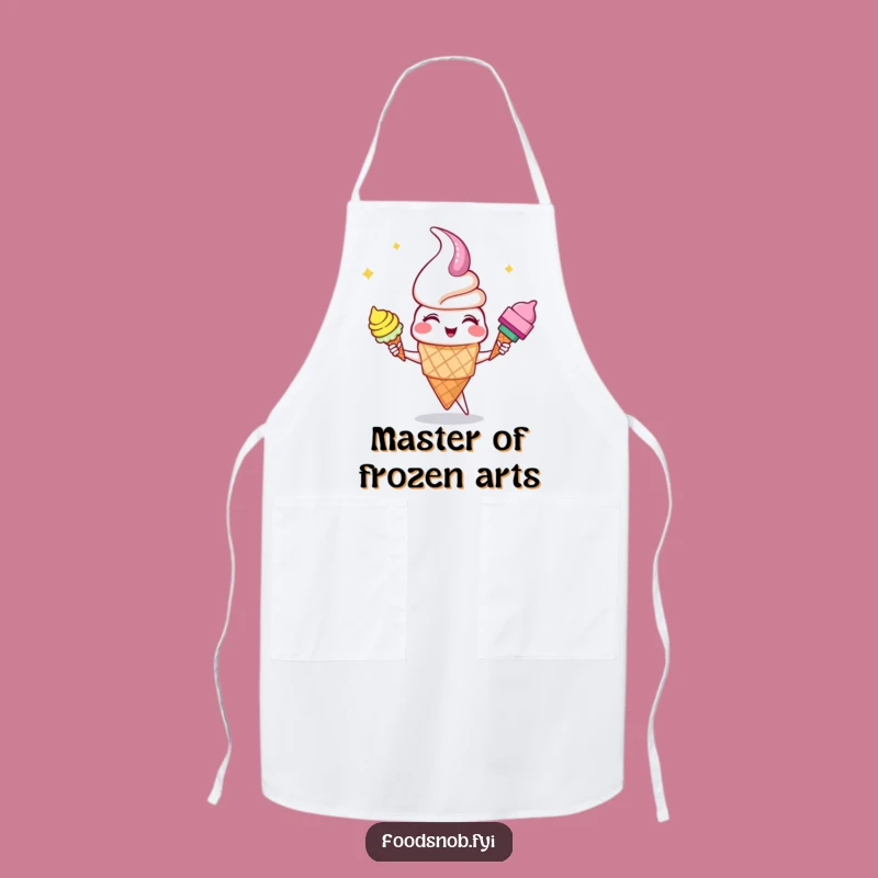 Funny Juggling Ice Cream Apron: Cook and Have Fun with Sweet Flair
