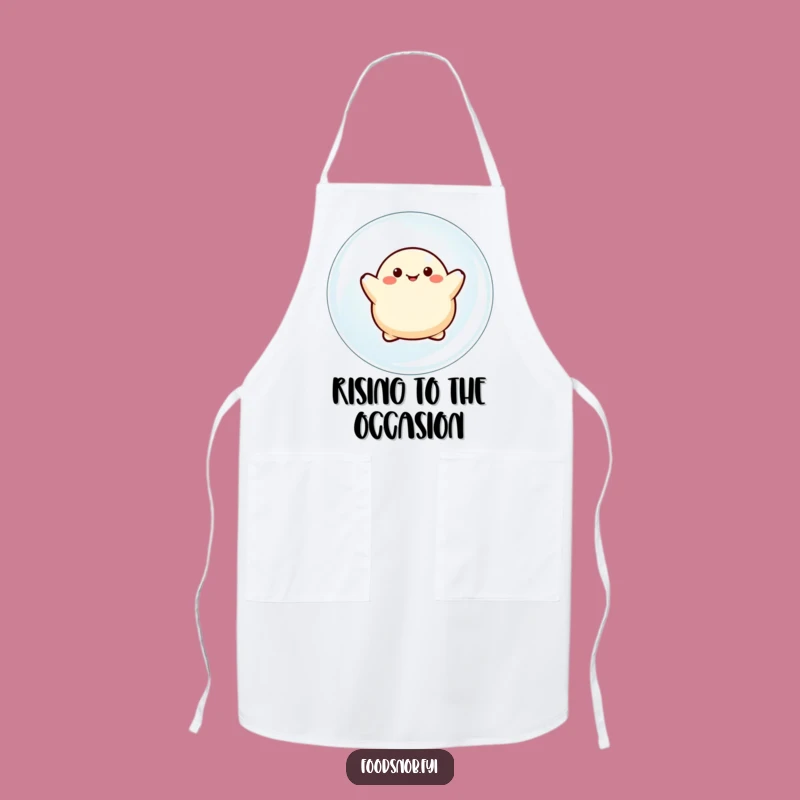 Funny Dumpling Bubble Float Apron - Chef's Delightful & Humorous Kitchen Wear