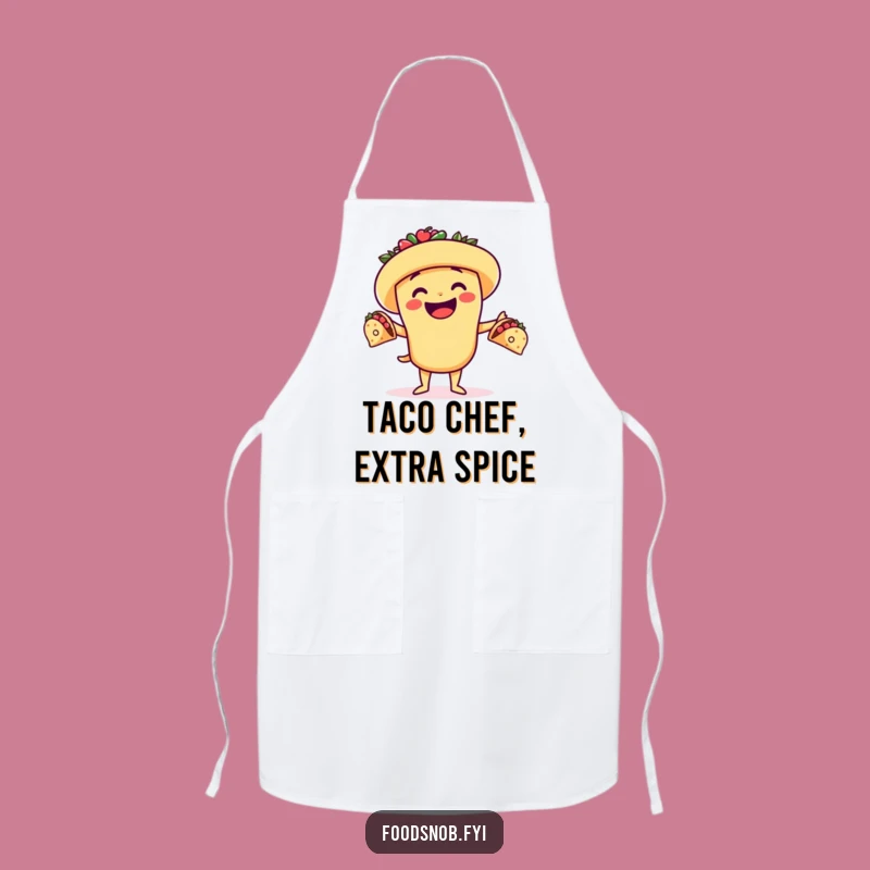 Funny Taco Juggler Apron: Cook with Fiesta Flair and Humor