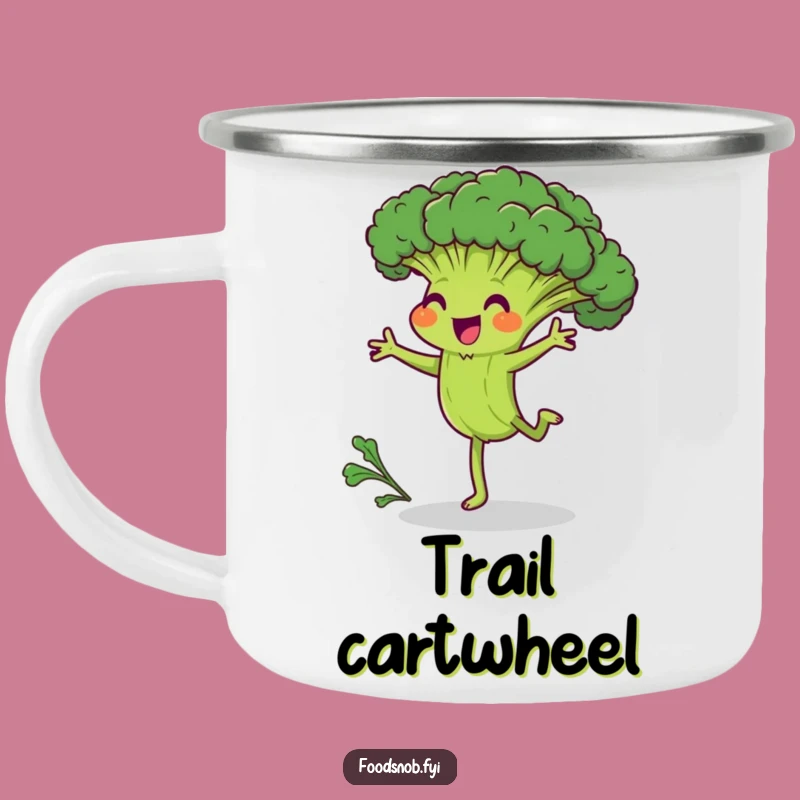 Funny Broccoli Camper Mug - Adventures with Hilarious Effort!