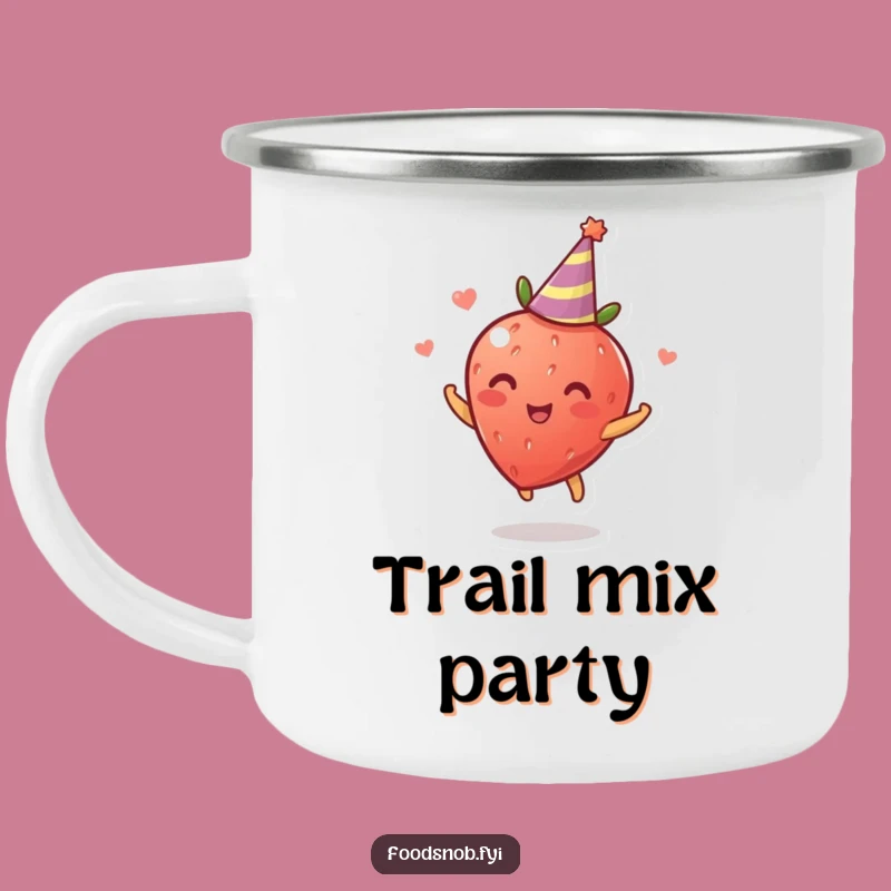 Funny Strawberry Camping Mug: Durable Spinning Fruit Cup for Festive Adventures