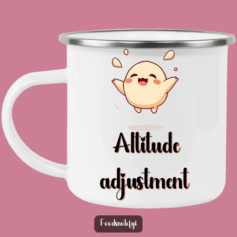 Funny Trail Dumpling Mug: Adventure Fuel with a Toss