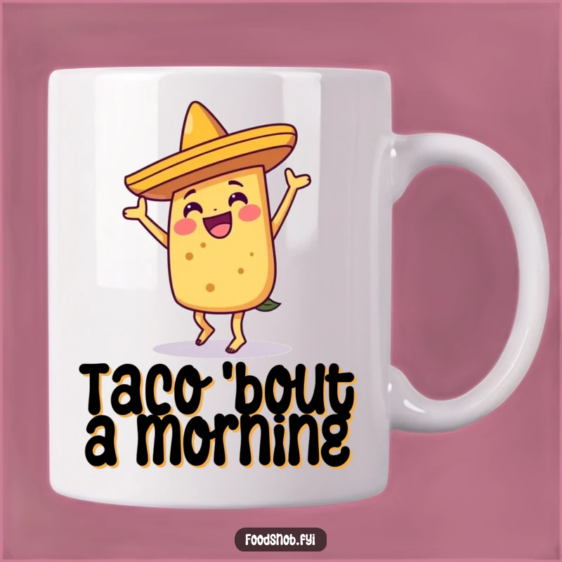 Funny Dancing Taco Mug: Fiesta Fun and Hilarious Sips