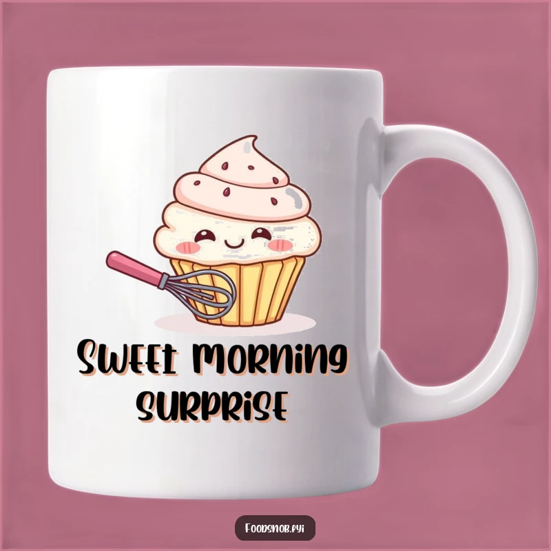 Funny Hiding Cupcake Mug - Sweet Humor for Your Morning Brew!