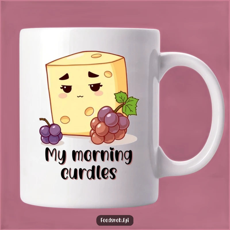 Funny Stern Cheese Mug: Gourmet Humor & Unique Foodie Gift