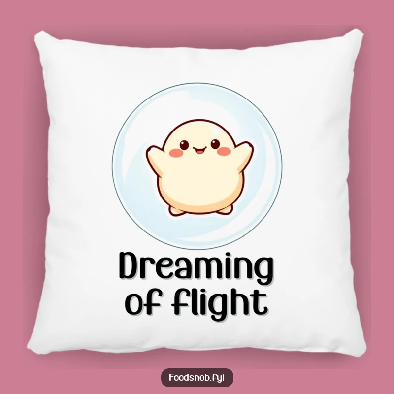 Funny Dumpling Bubble Float Pillow - Cute & Comfy Dumpling Accent