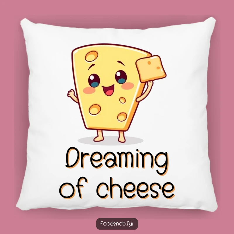 Funny Fancy Cheese Pillow: Cozy Comfort with Gourmet Flair