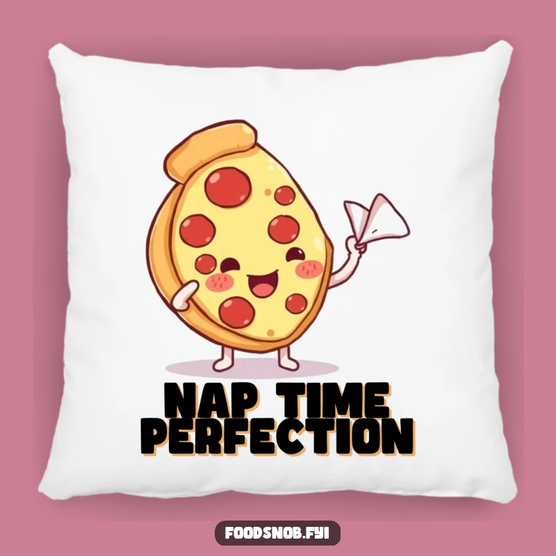 Funny Pizza Slice Pillow - Comfy Humor for Your Relaxing Space!