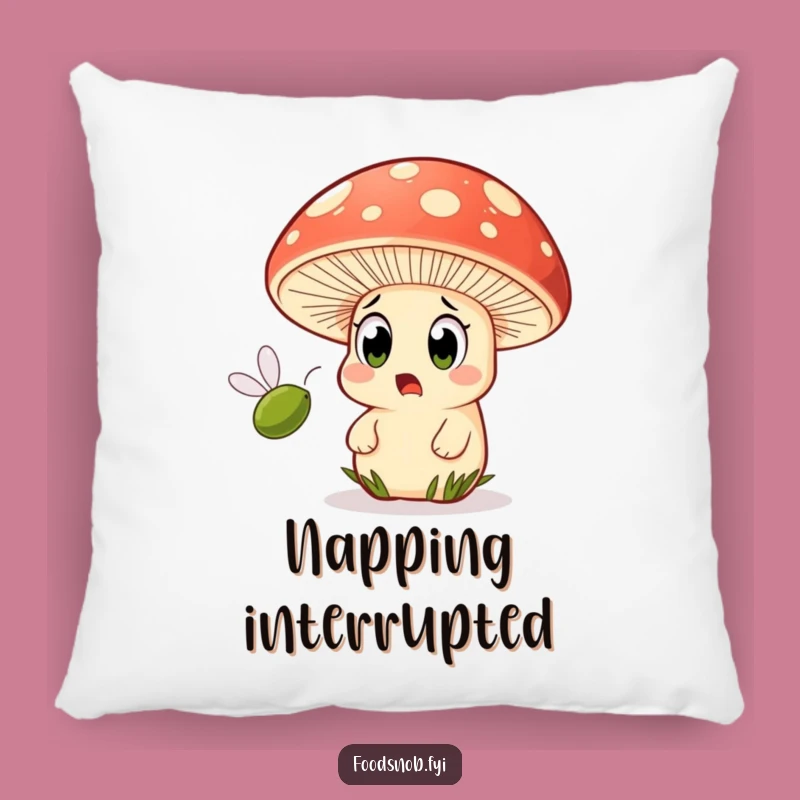 Funny Mushroom Pillow: Olive Surprise! Snuggle with This Hilarious Comfort!