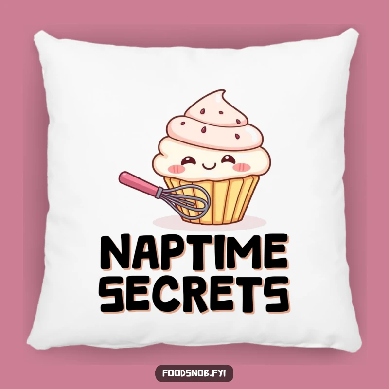 Funny Cupcake Pillow - Comfy Humor for Your Sweet Space!