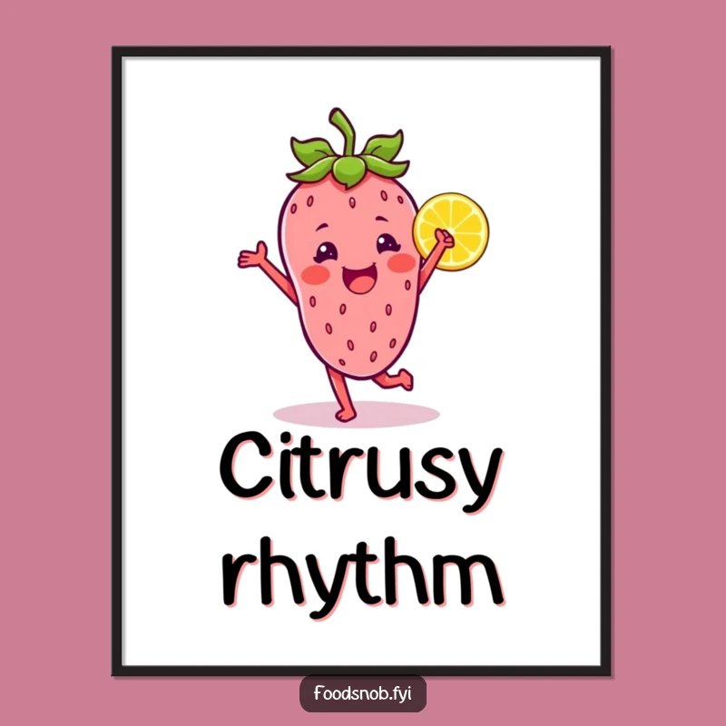 Funny Fruit Dance Digital Art: Instant Joyful Decor