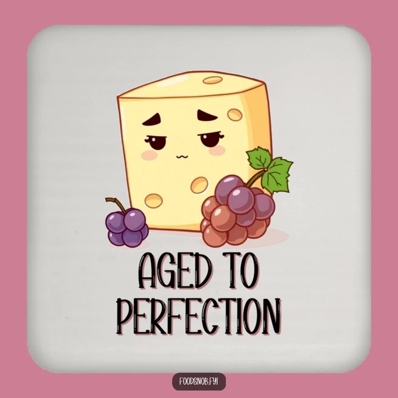 Funny Stern Cheese Coaster: Gourmet Tabletop Protector & Gift