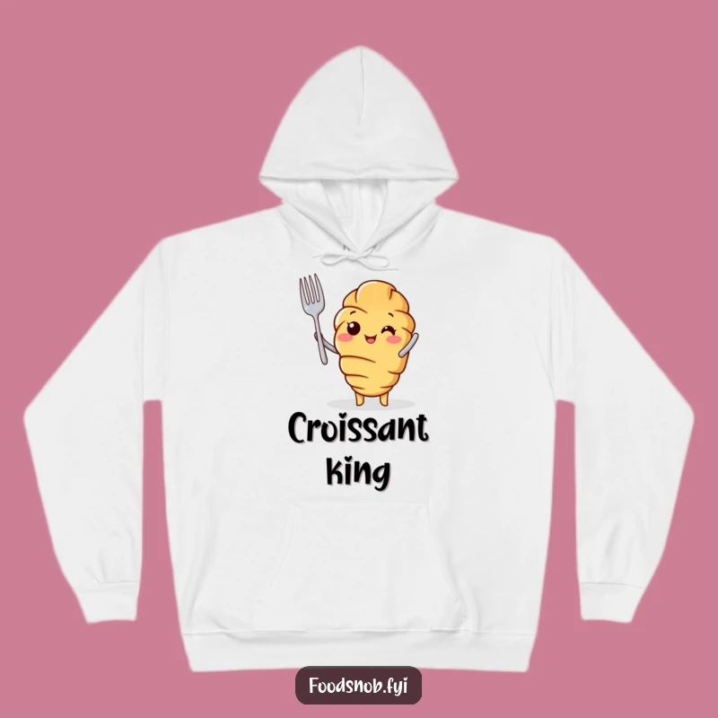 Funny Croissant Chef Hoodie: Stay Cozy and Deliciously Proud