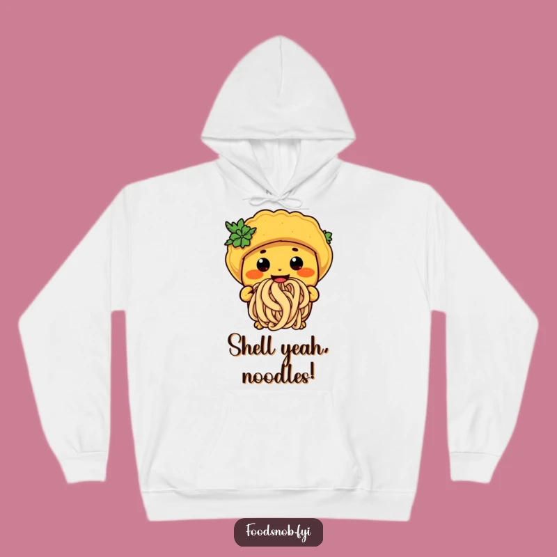 Funny Taco Noodle Hoodie: Cozy Whimsical Foodie Gift for Comfort
