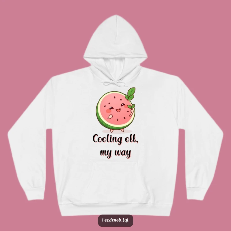 Funny Watermelon Slice Hoodie: Cozy Up with a Hilarious Summer Vibe