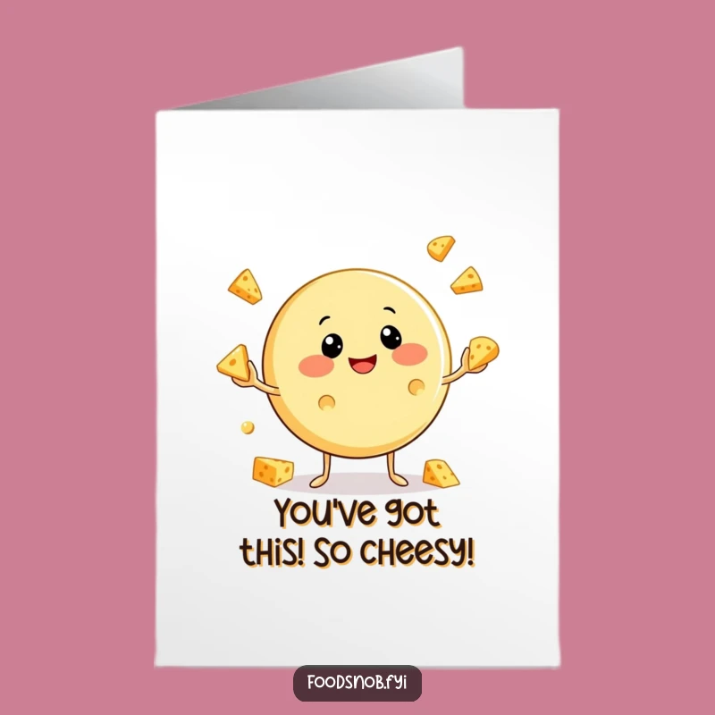 Free Printable Cheesy Congrats Card Juggling Downloadable Gift