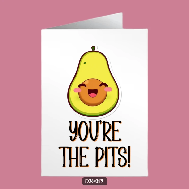 Free Printable Congrats Card: Glee Avocado - Downloadable Celebration Gift
