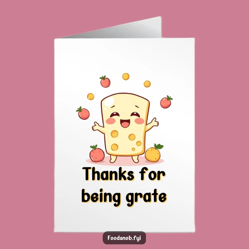 Free Printable Thank You Card: Cheesy Thanks, Funny Downloadable Gift