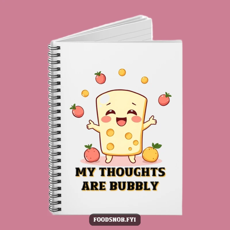 Funny Cheese Juggler Notebook, Jot Down Ideas with Giggles!