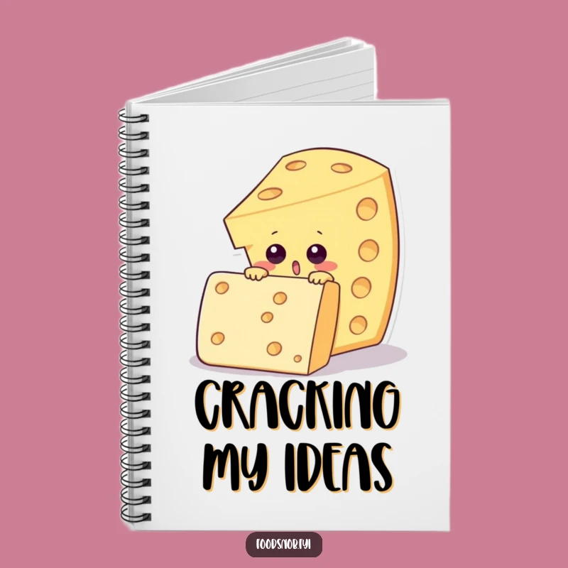 Funny Cheese Wedge Notebook - Jot Down Surprising Ideas