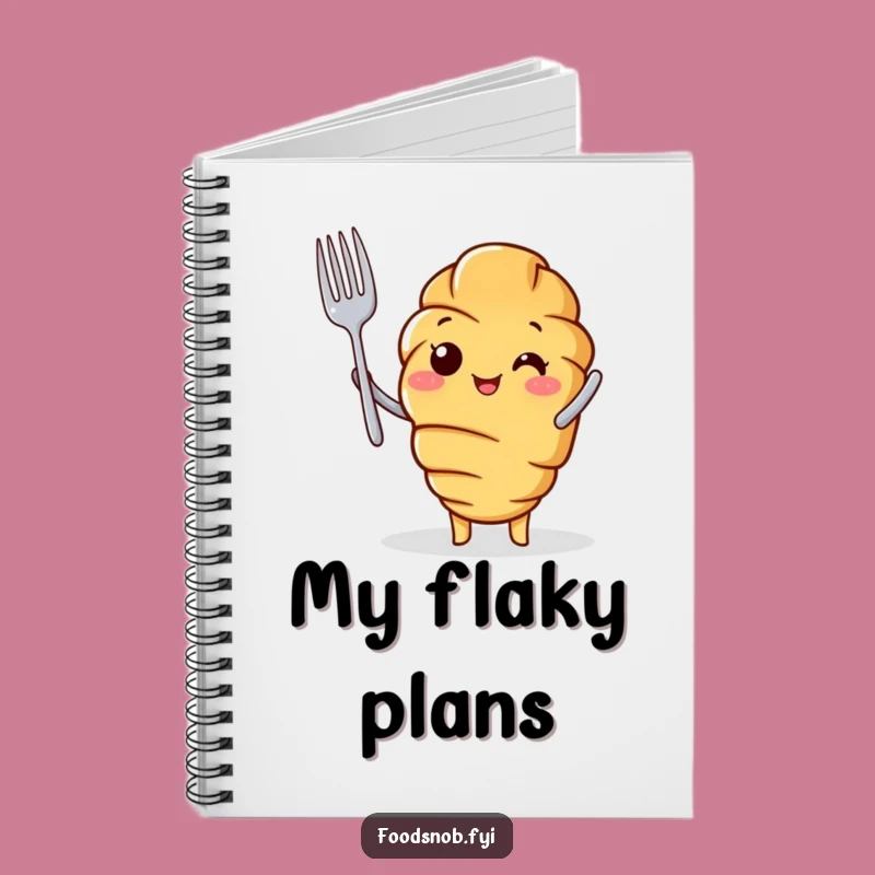 Funny Croissant Chef Notebook: Record Your Delicious Recipes