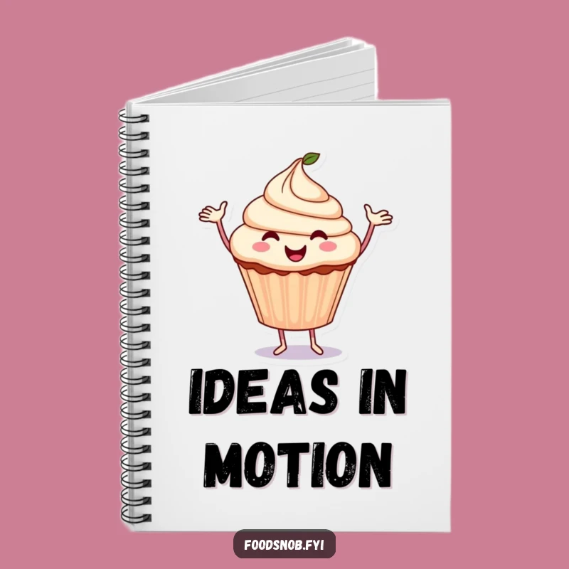 Funny Cupcake Dance Notebook: Joyful Treat Journal - Gift Idea