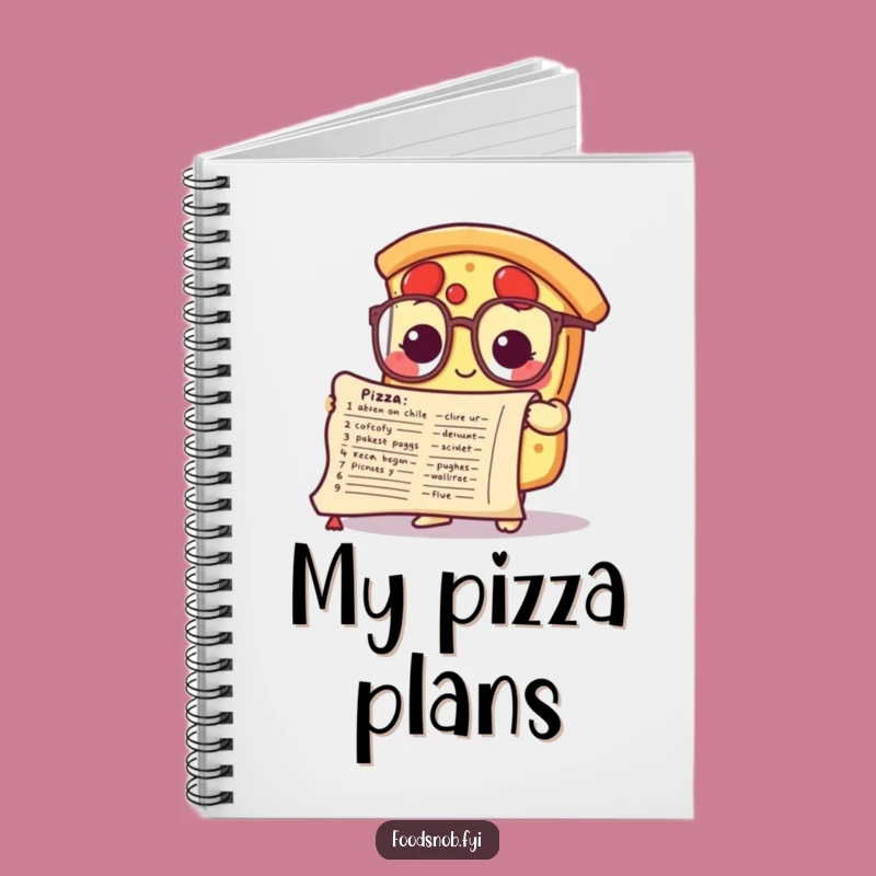Funny Smart Pizza Notebook: Jot Down Brilliant Food Ideas!