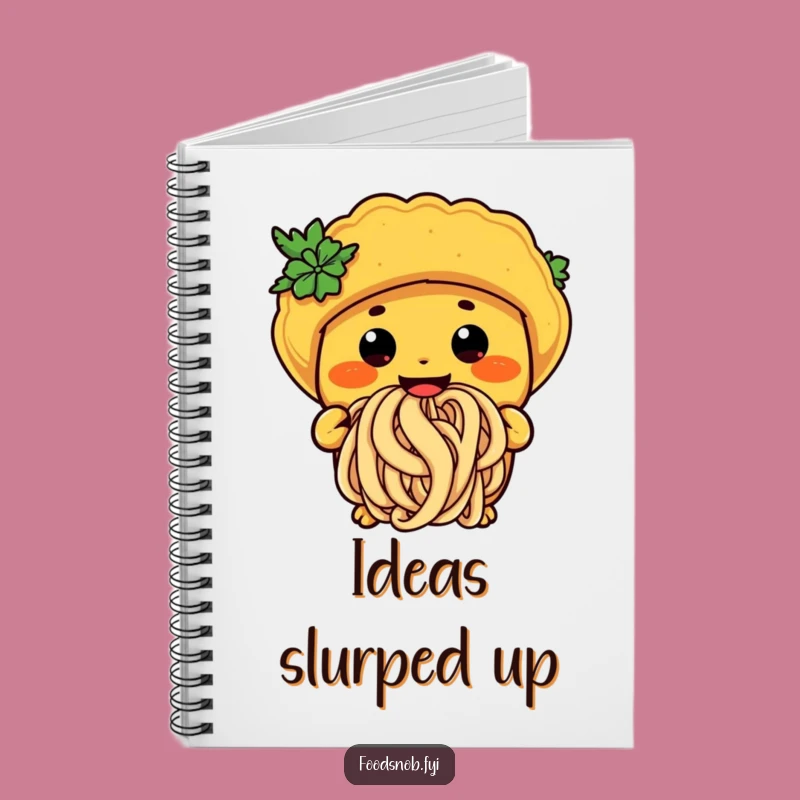 Funny Taco Noodle Notebook: Whimsical Journal for Foodie Ideas Gift