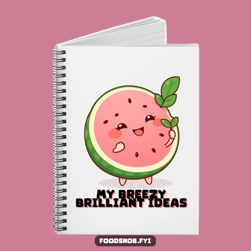 Funny Watermelon Fanning Notebook: Jot Down Ideas with Hilarious Style