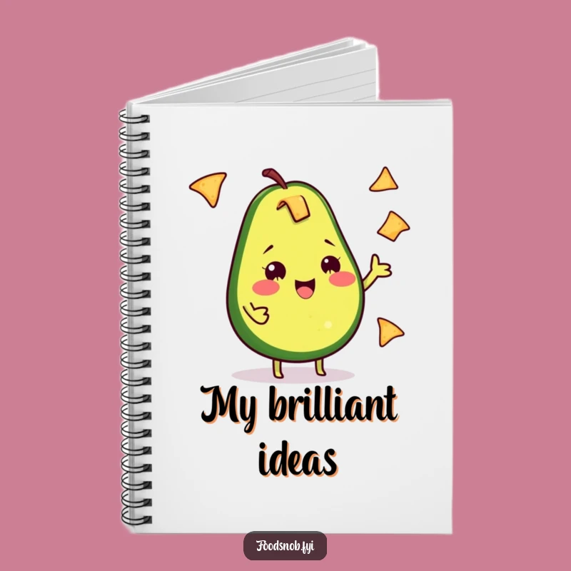 Funny Avocado Juggling Notebook: Happy Guac Journal - Gift Idea