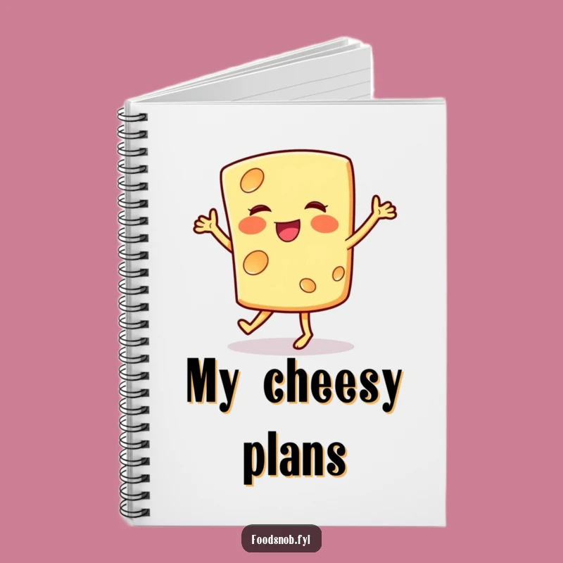 Funny Smiling Cheese Jig Notebook: Jot Down Cheesy Ideas