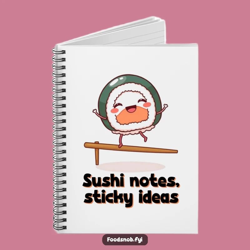 Funny Sushi Dancer Journal: Jot Down Your Culinary Rhythms