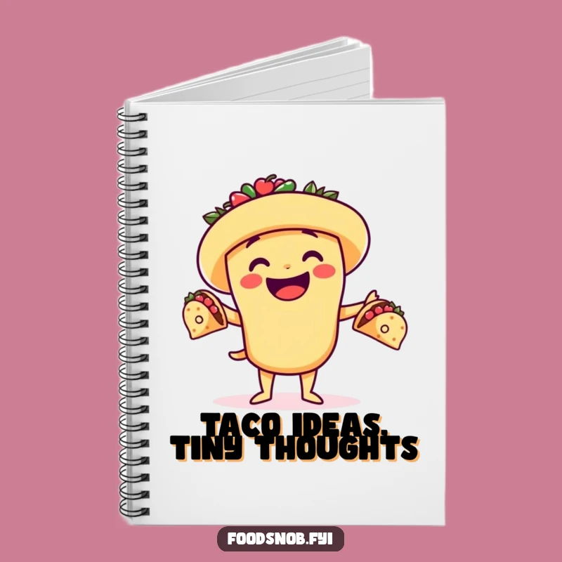 Funny Taco Juggler Journal: Jot Down Your Culinary Dreams