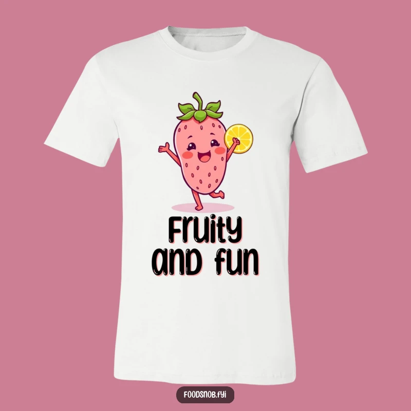 Funny Strawberry Lemon Dance T-Shirt: Wear Your Joy!