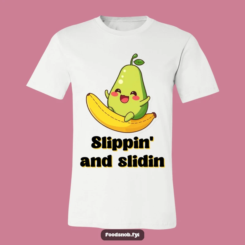 Funny Avocado Banana Peel T-Shirt: Wear Your Playful Mishaps