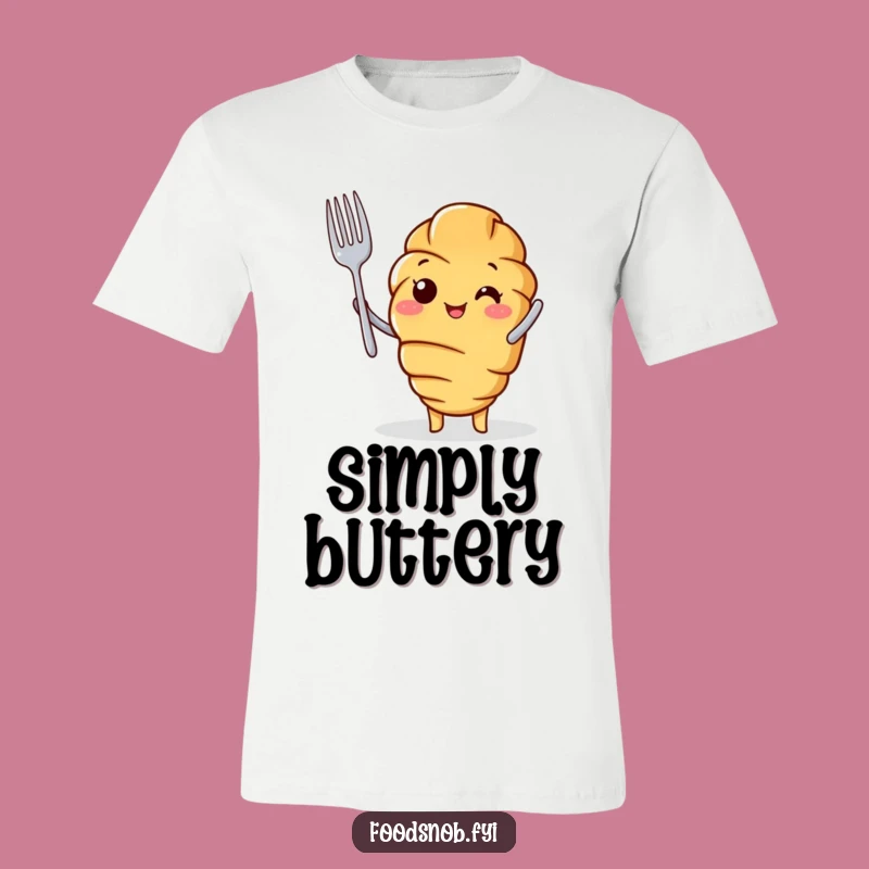 Funny Croissant Chef T-Shirt: Wear Your Baking Pride