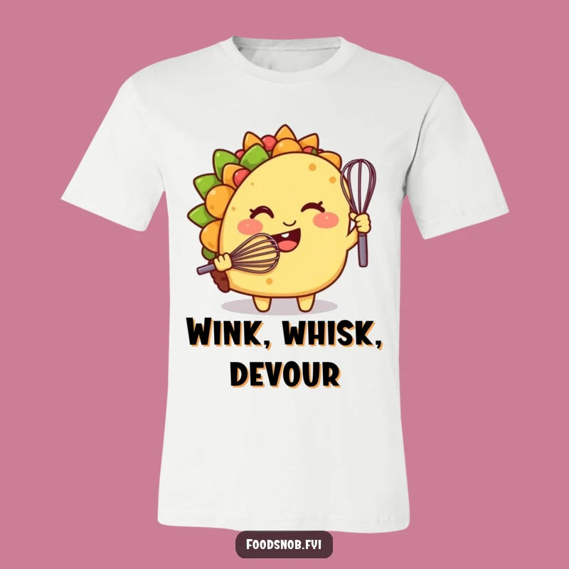 Funny Taco Chef T-Shirt, Your Go-To Tee for Kitchen Shenanigans!