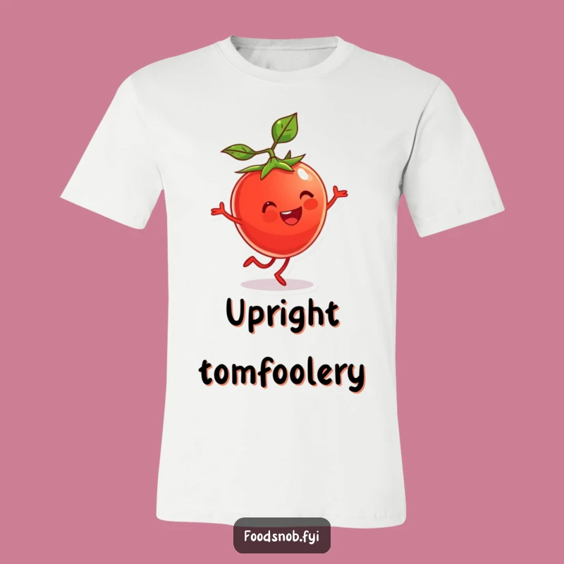 Funny Tomato Cartwheel T-Shirt: Wear Your Energy with this Veggie Tee