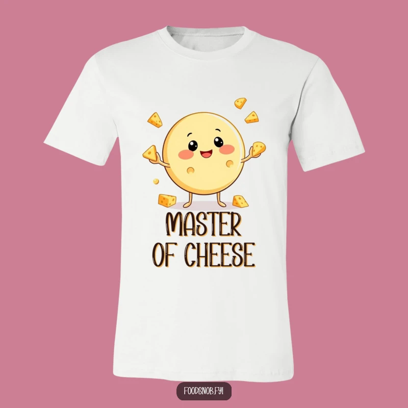 Funny Cheese Juggling T-Shirt: Wear Your Love for Cheese & Laughs