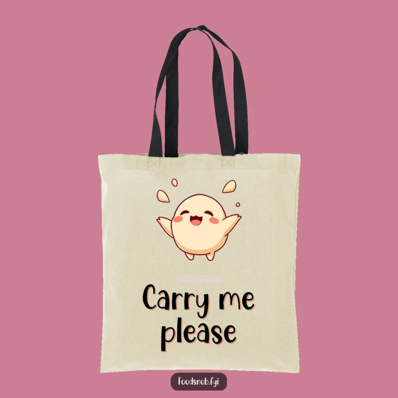Funny Dumpling Toss Tote Bag: Carry Your Goodies with Glee